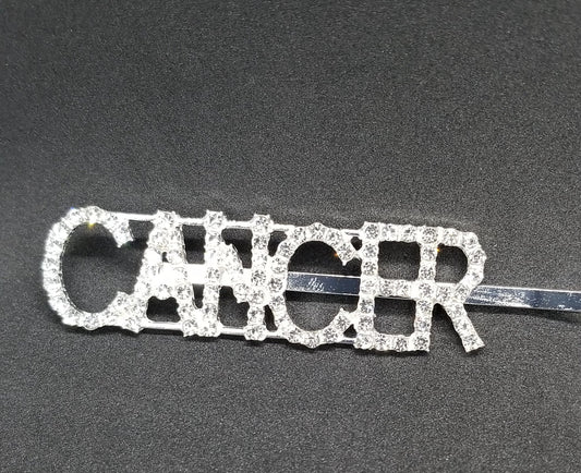 (Cancer) Diamond Hair Clips