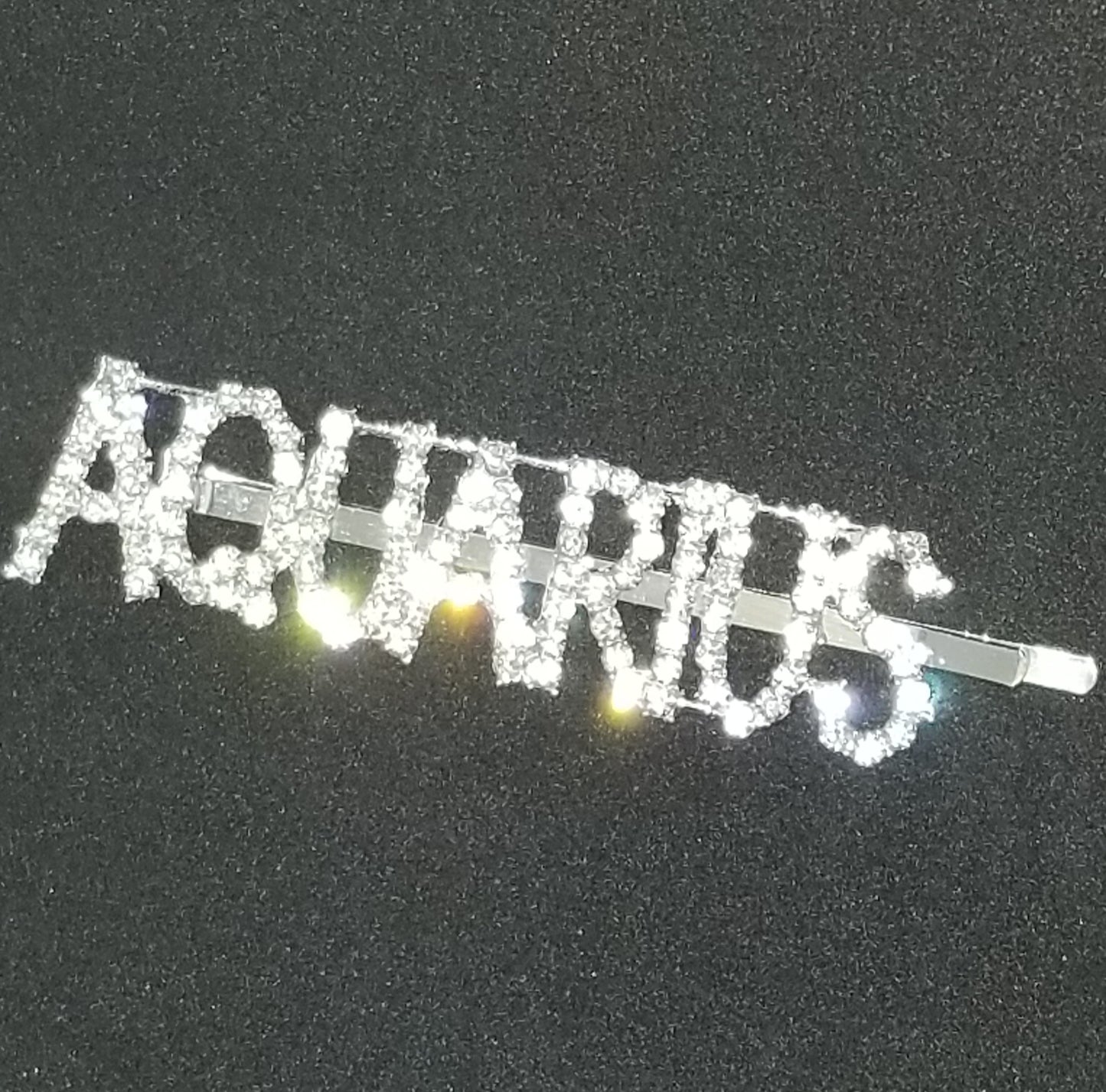 (Aquarius) Diamond Hair Clips