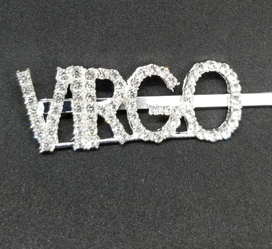 (Virgo) Diamond Hair Clips